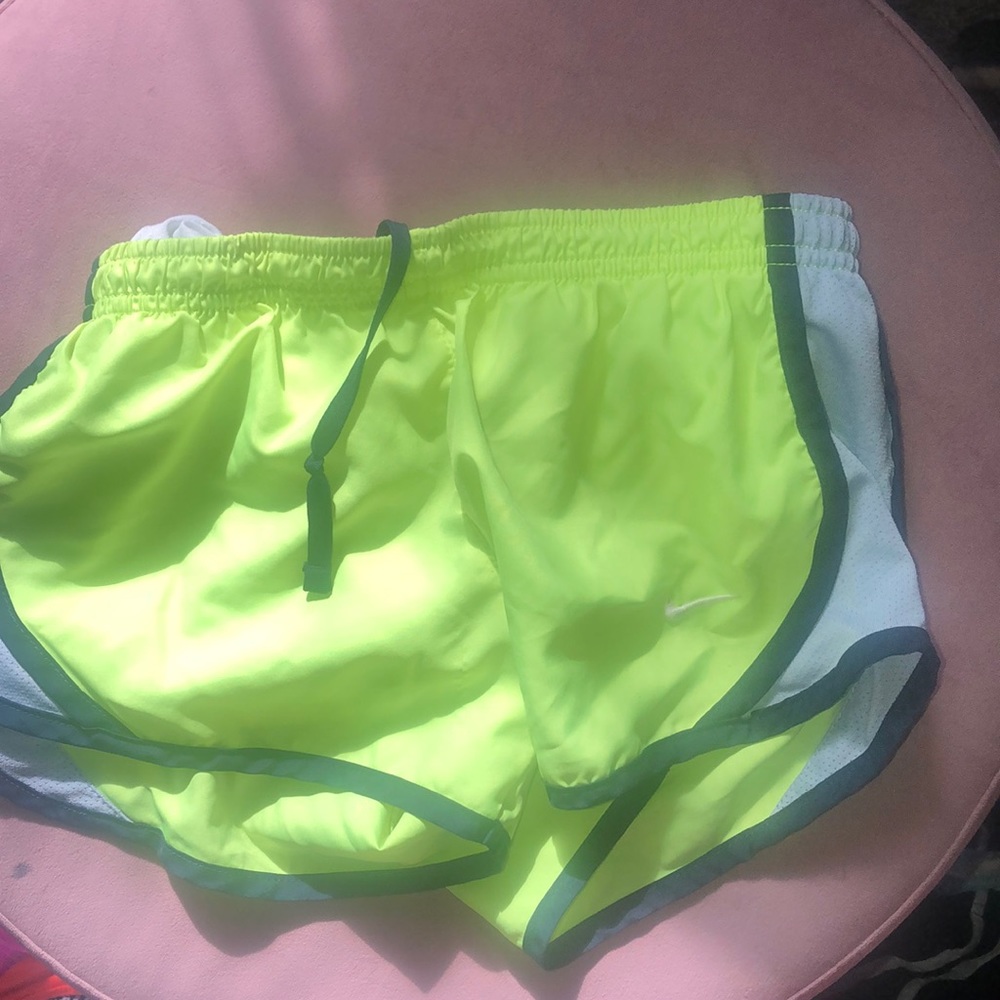Neon Nike shorts